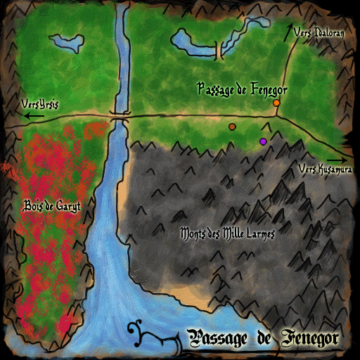 Carte de Passage de Fenegor