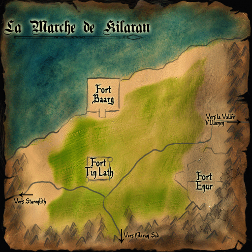 Carte de Marche de Kilaran