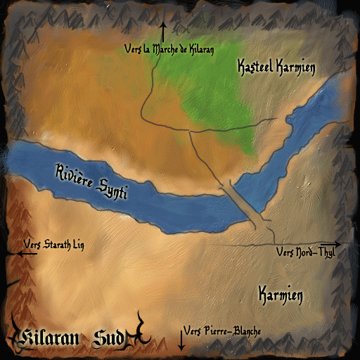 Carte de Kilaran Sud