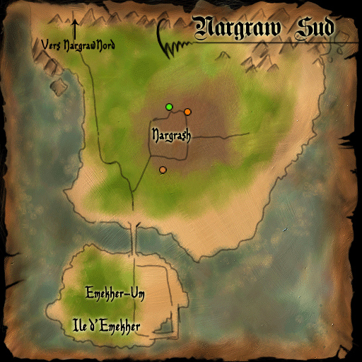 Carte de Nargraw Sud